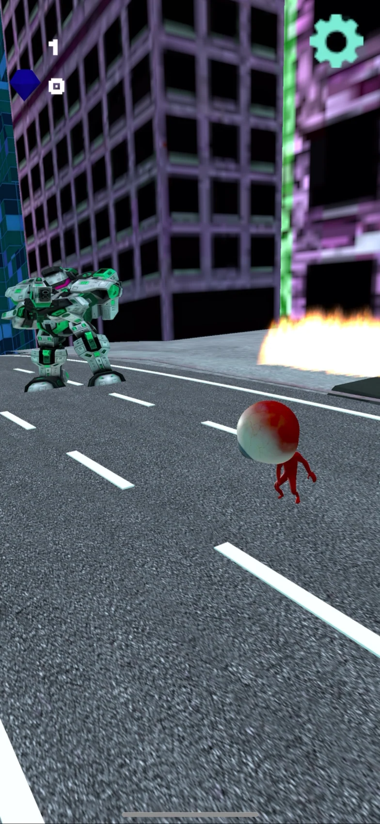 eyeRun 2 robot encounter
